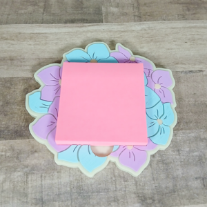 Hydrangea Sticky Note Holder