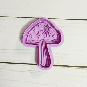 Tall Skinny Star Mushroom Cookie Cutter & Stamp
