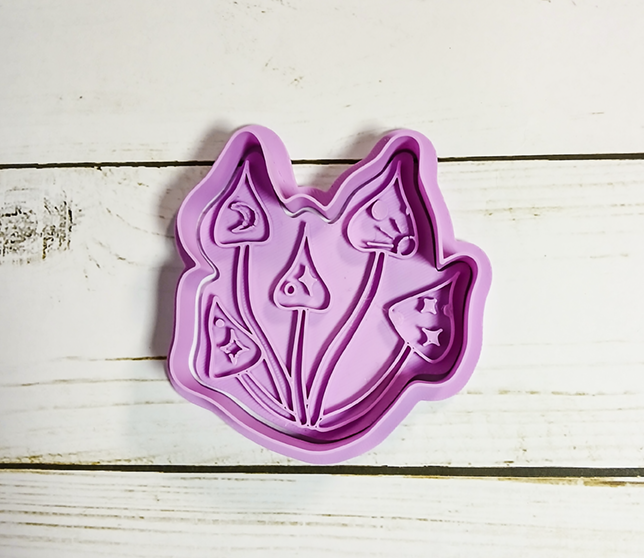 Mushroom Cluster Cookie Cutter