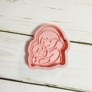 Mother & Child Cookie Cutter & Stamp