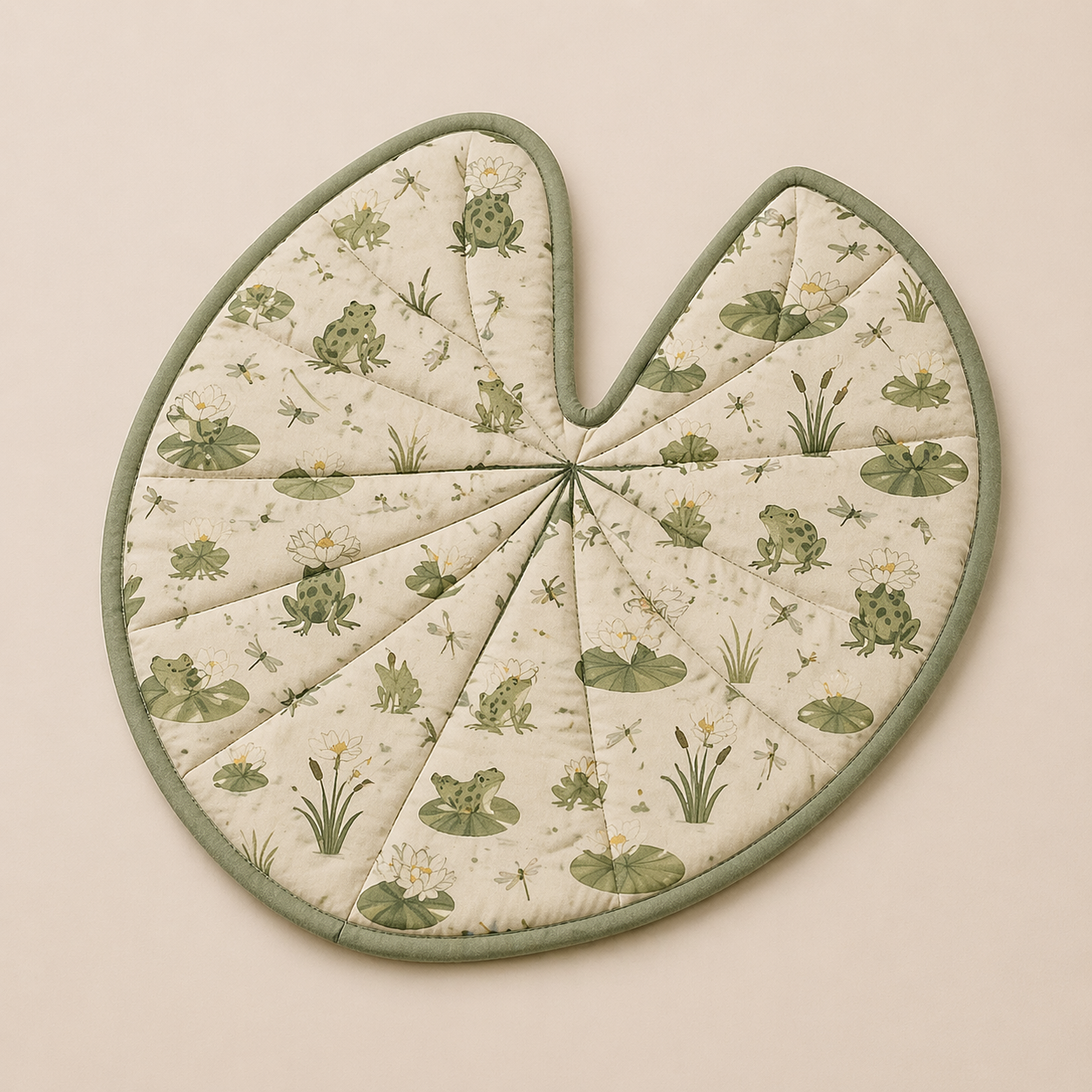 Lily Pad Leaf Blanket Mockup