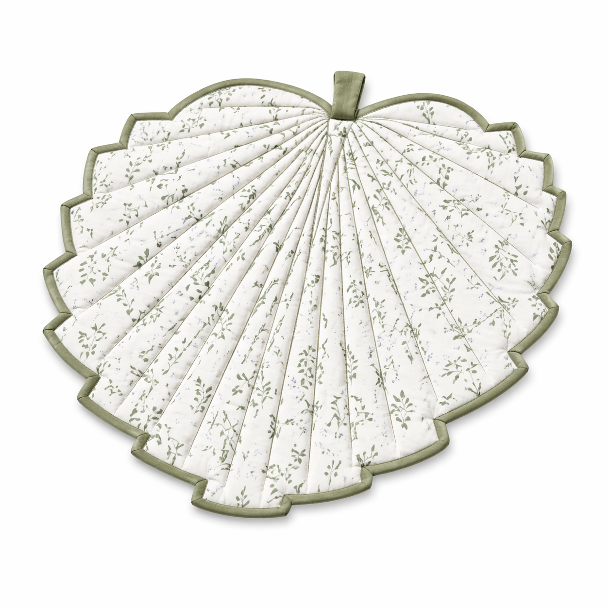 Fan Leaf Blanket Mockup