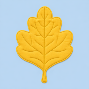 Hawthorn Leaf Blanket Mockup