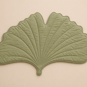 Ginkgo Leaf Blanket/Play Mat mockup