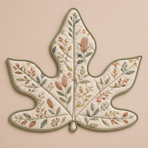 Illawarra Flame Tree Leaf Blanket / Play Mat mockup