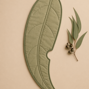 River Red Gum Leaf Blanket / Play Mat mockup