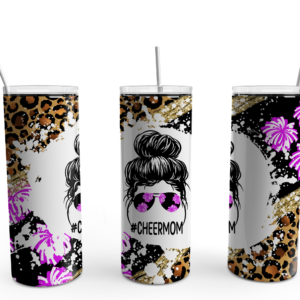 Cheer Mom Tumbler Mockup