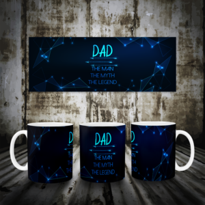 Dad The Man Mug Mockup