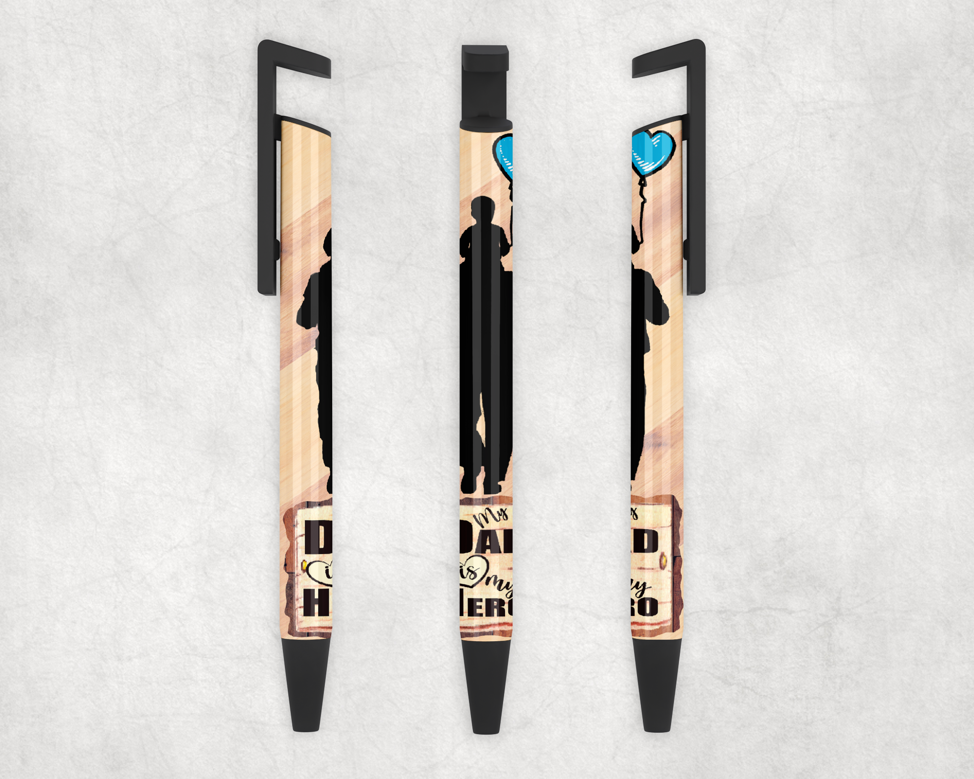 My Hero Dad Ballpoint Pen Mockup