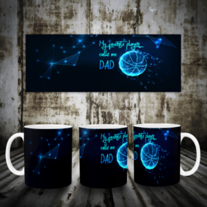 My Favorite Player Calls Me Dad Mug Mockup