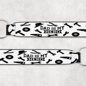 Dad Is My Hero Wristlet Mockup