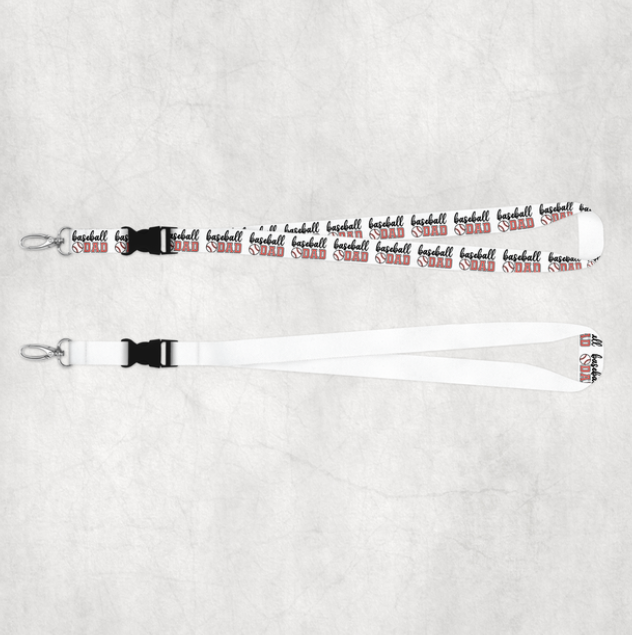 Baseball Dad Lanyard Mockup