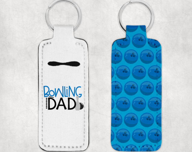 Bowling Dad Lip Care Holder Mockup
