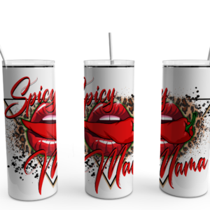 Spicy Mom Tumbler Mockup