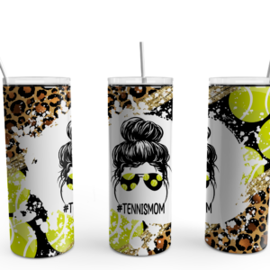 Tennis Mom Tumbler Mockup