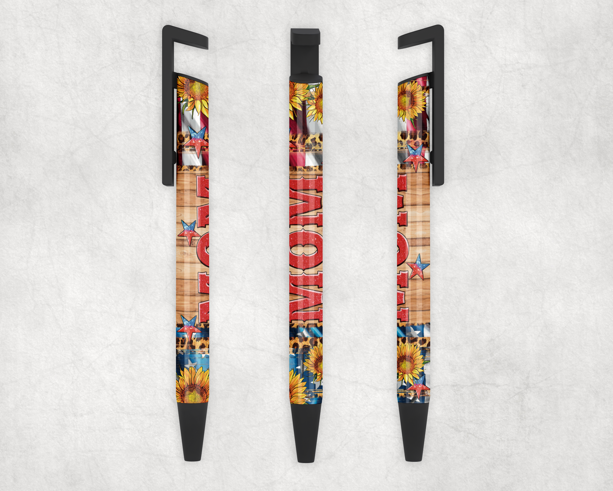 American Sunflower Mom Writing Pen Mockup