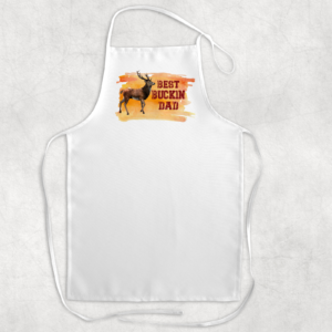 Best Buckin' Dad Apron Mockup