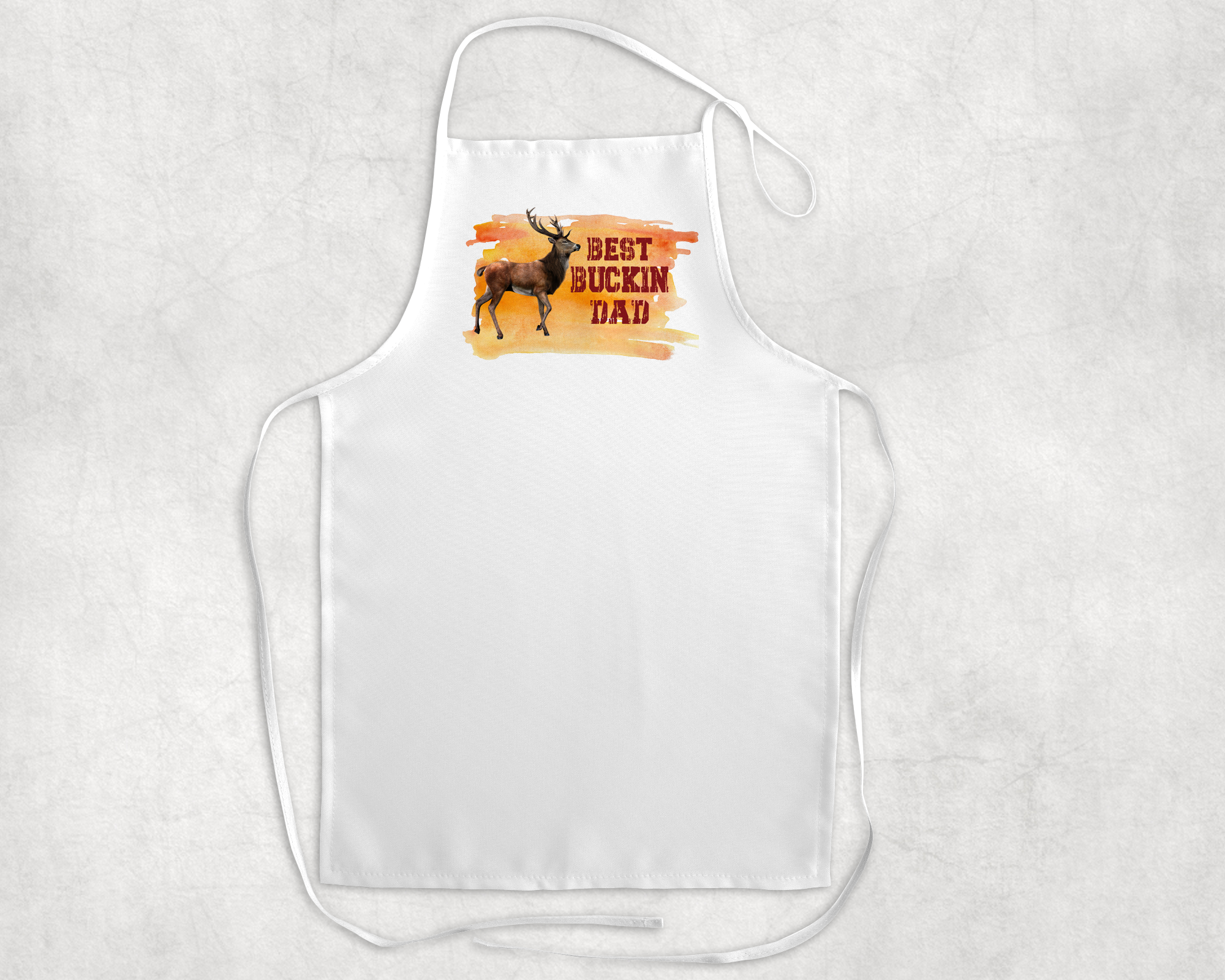 Best Buckin' Dad Apron Mockup