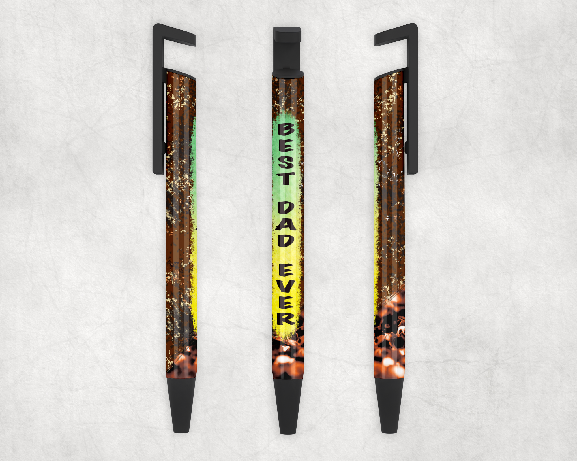 Best Dad Ever Ballpoint Pen Mockup