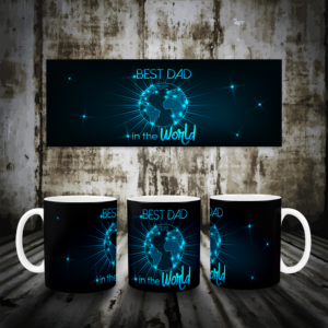 Best Dad In The World Mug Mockup