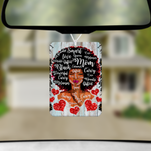 Beautiful Black Mom Air Freshener Mockup
