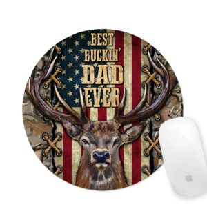 Buckin' Dad Mousepad Mockup