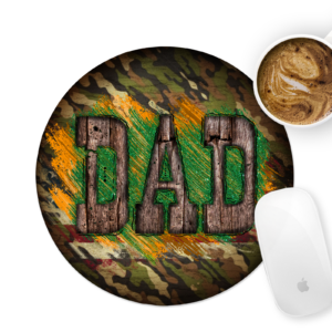 Dad Camo Mousepad Mockup