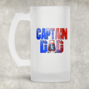 Captain Dad Beer Stein Mockup