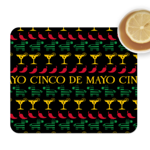 Cinco De Mayo Pattern Mousepad Mockup