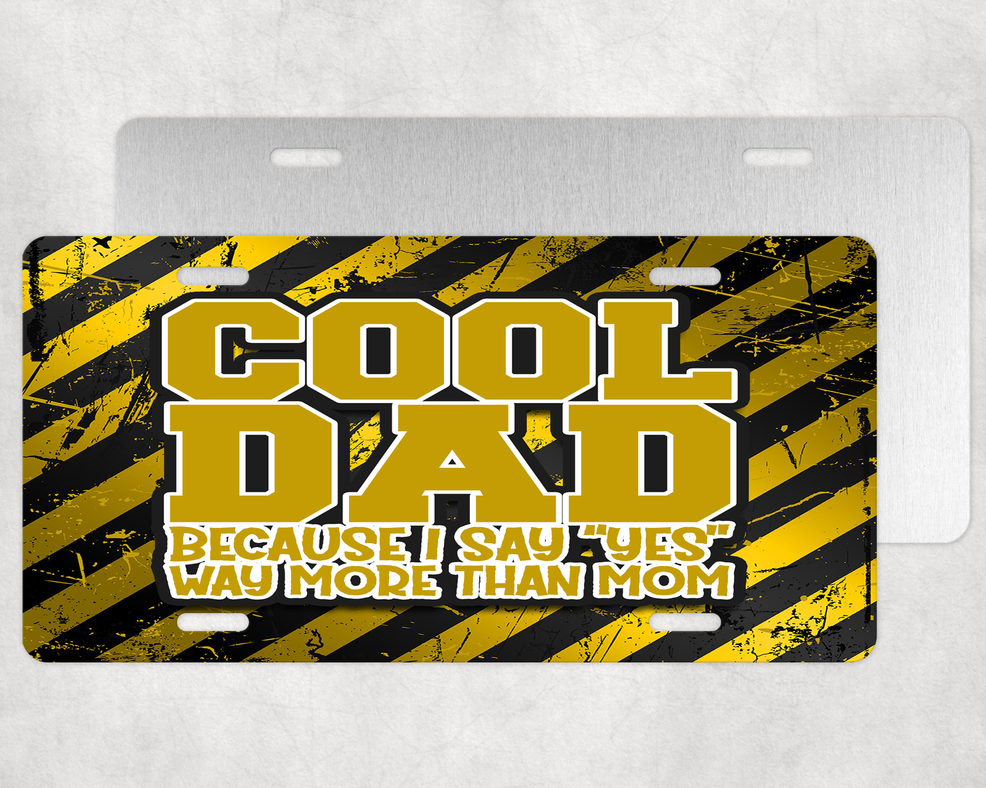 Cool Dad License Plate Mockup