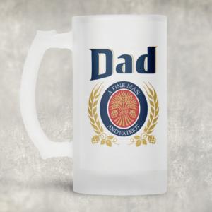 Dad, A Fine Man Beer Mug Mockup