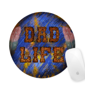 Dad Life Blue Mousepad Mockup