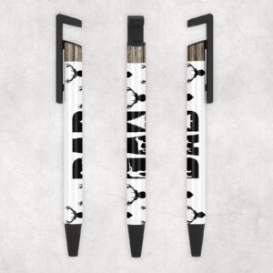 Dad Buck Hunter Ballpoint Pen Mockup