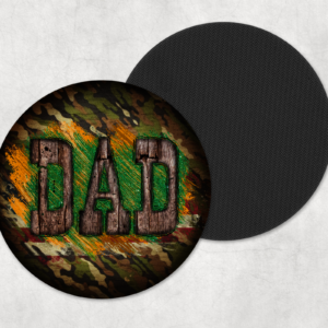 Dad Camo Coasters Mockup
