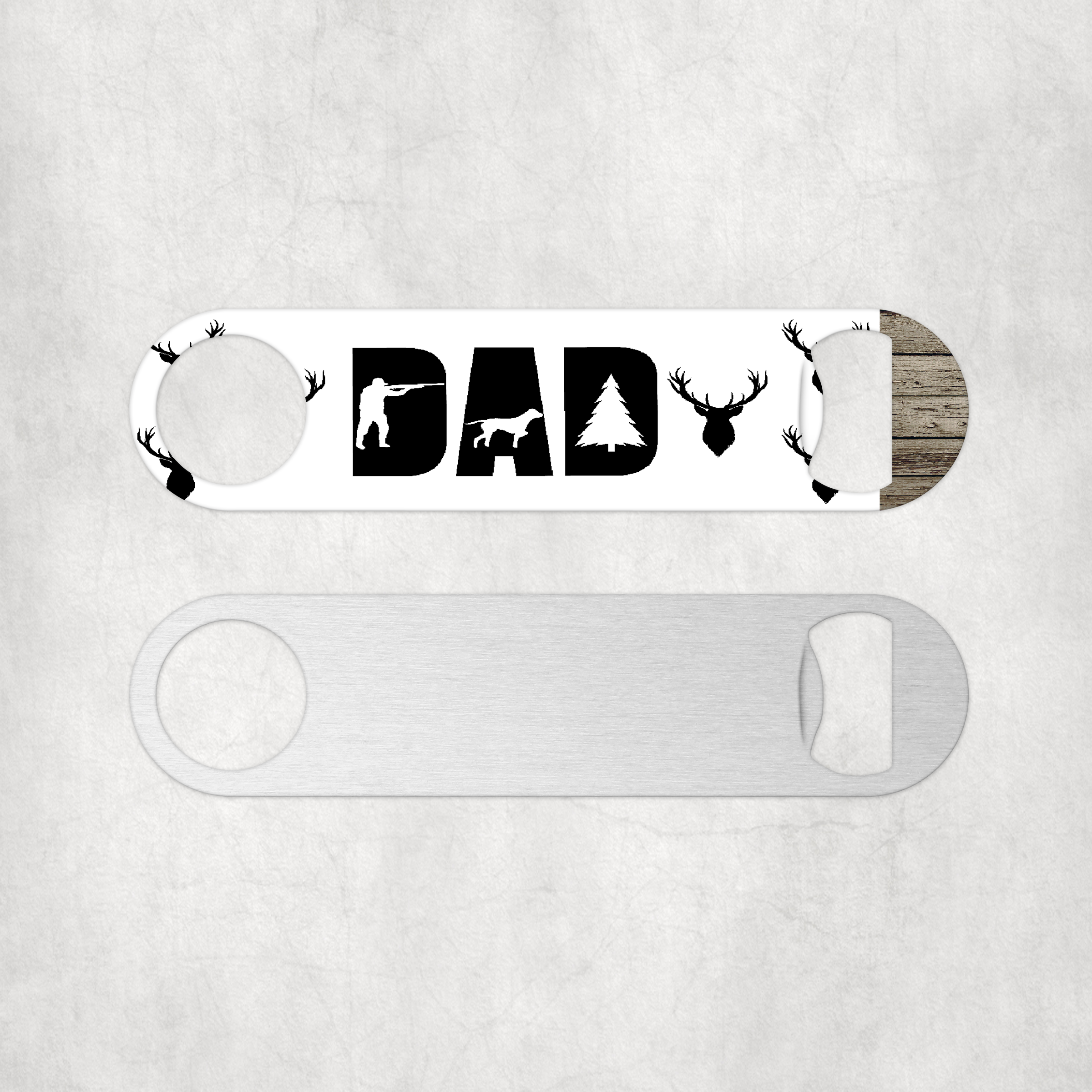 Dad Hunter Bottle Opener Mockup