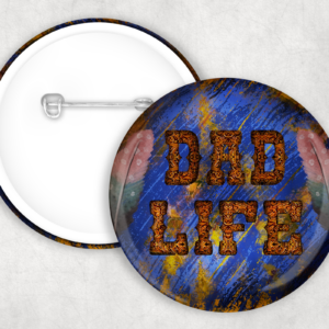 Dad Life Button Mockup