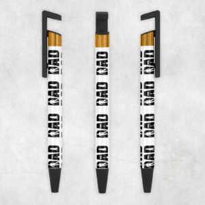 Dad Pattern Ballpoint Pen Mockup