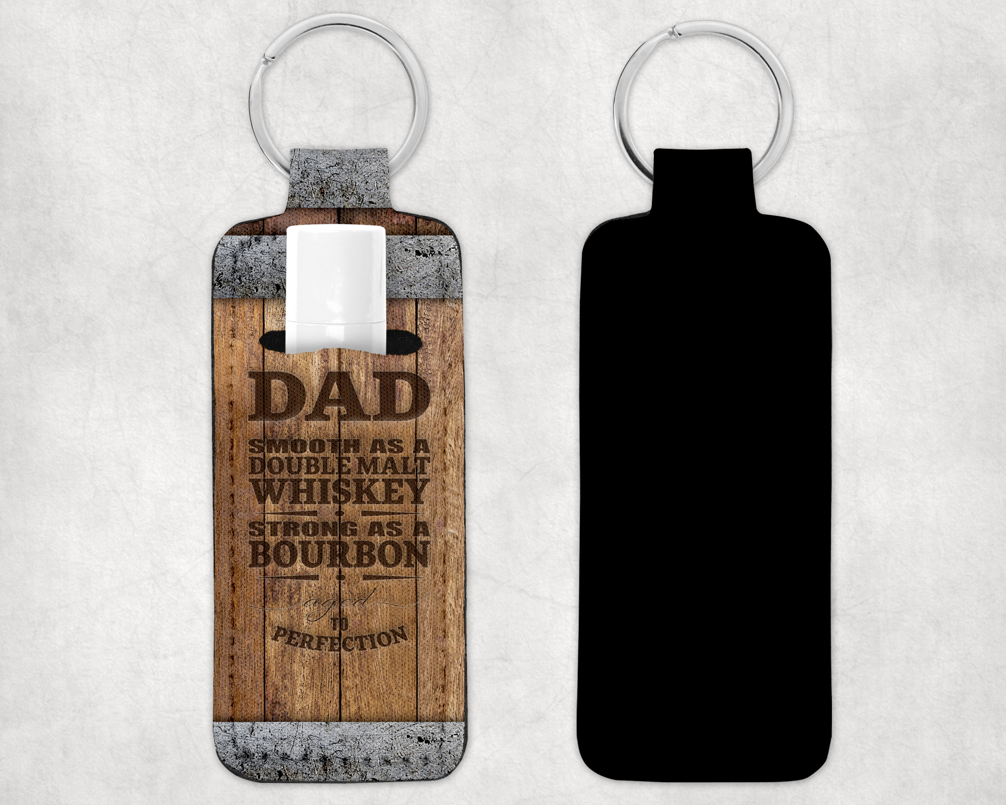 Dad Whiskey & Bourbon Lip Care Holder Mockup