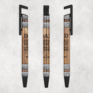 Whiskey & Bourbon Dad Ballpoint Pen Mockup