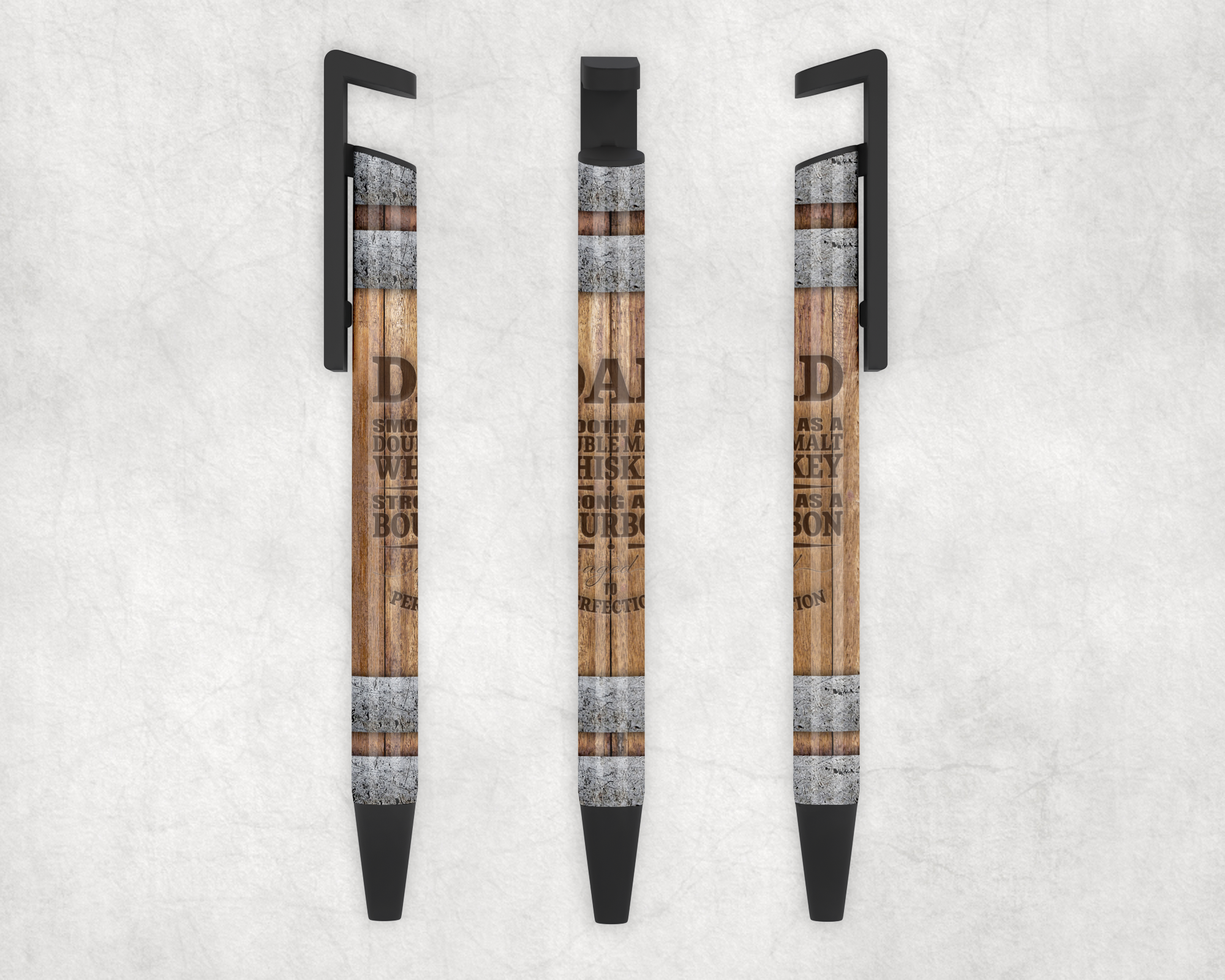 Whiskey & Bourbon Dad Ballpoint Pen Mockup