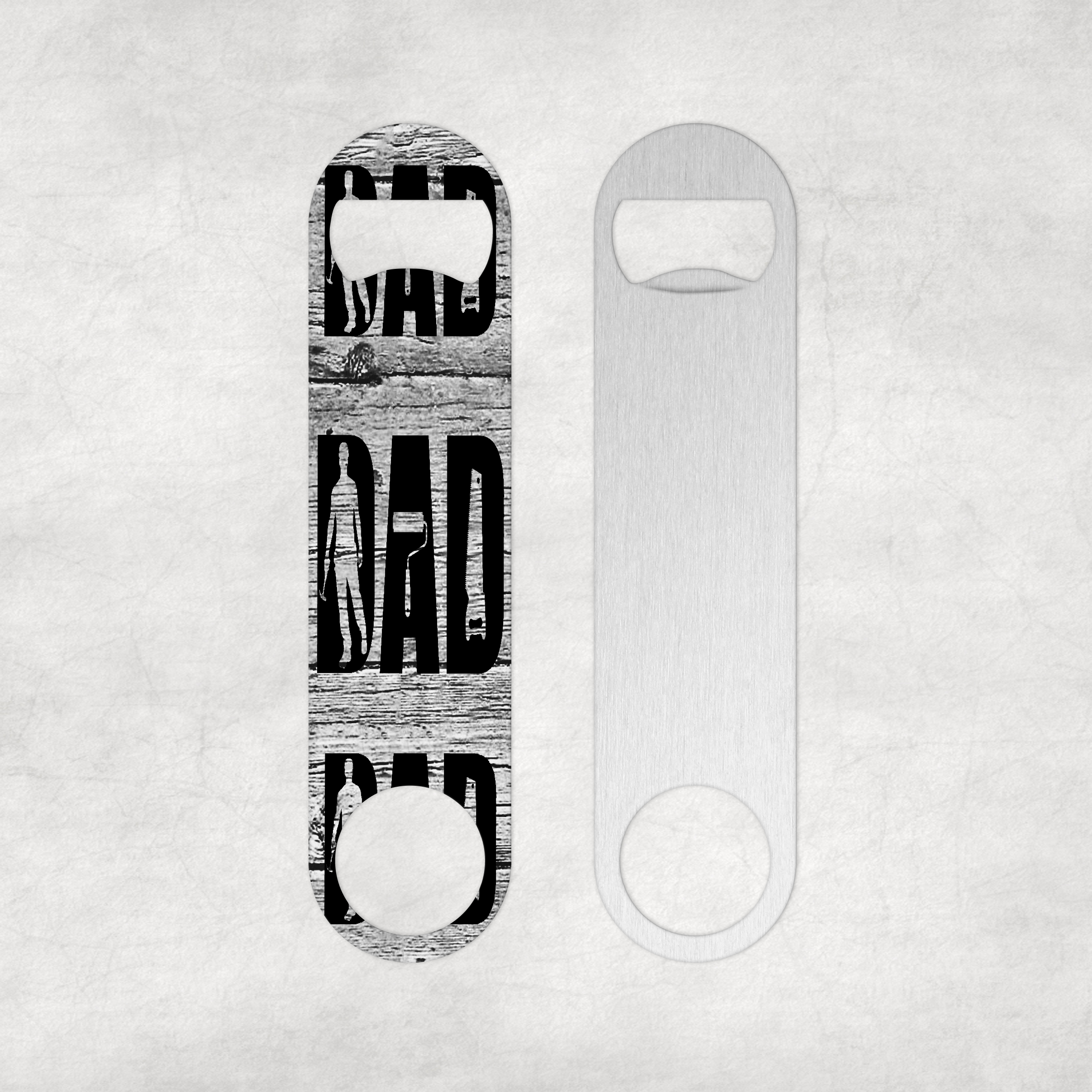 Dad Wood Bottle Opener Mockup