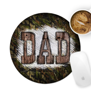 Dad Wood Mousepad Mockup