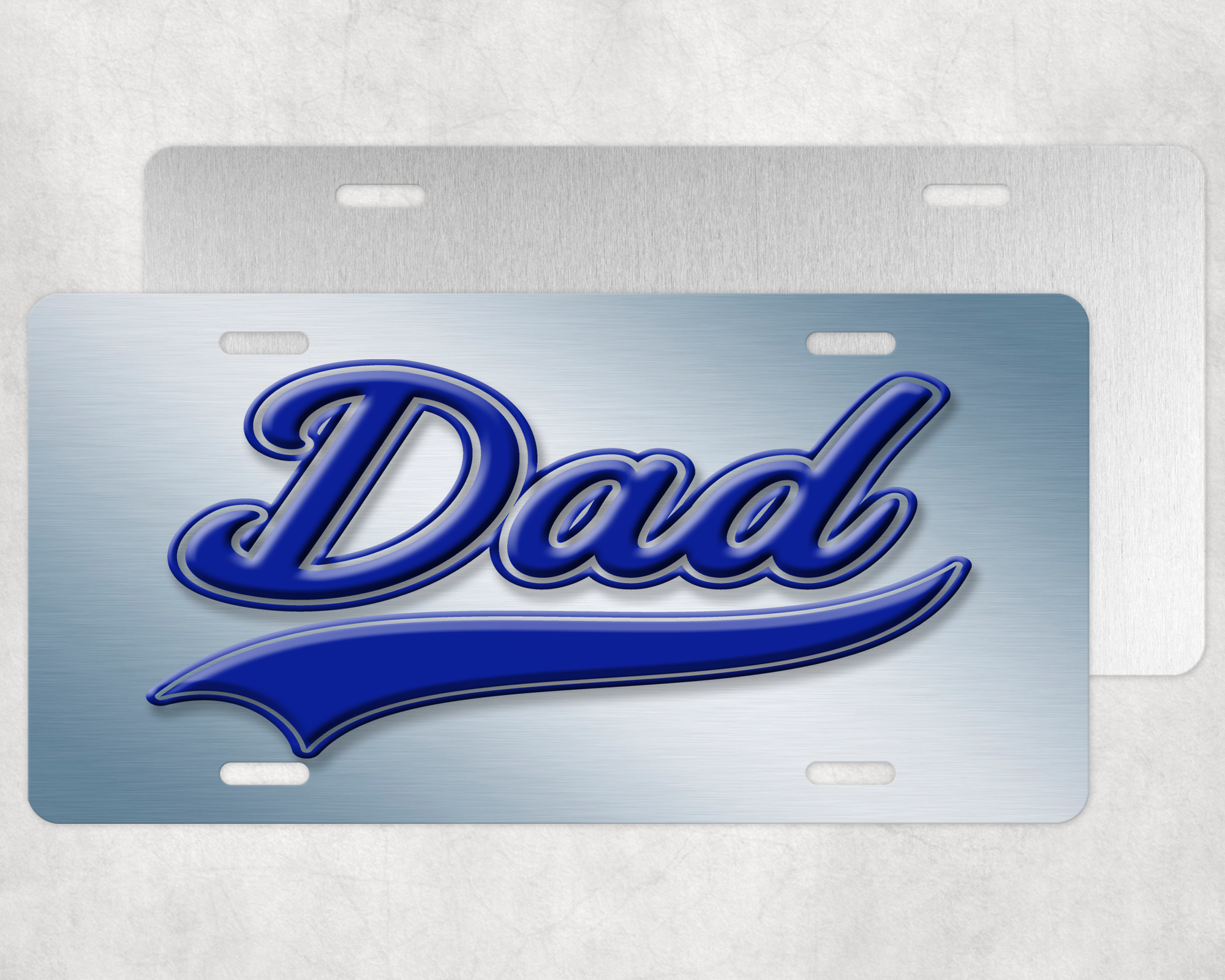 Dad License Plate Mockup