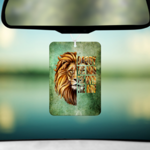 Daddy King Air Freshener Mockup