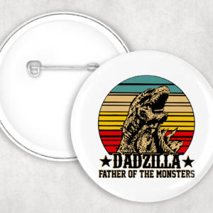 Dadzilla Button Mockup