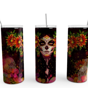 Floral Señorita Tumbler Mockup