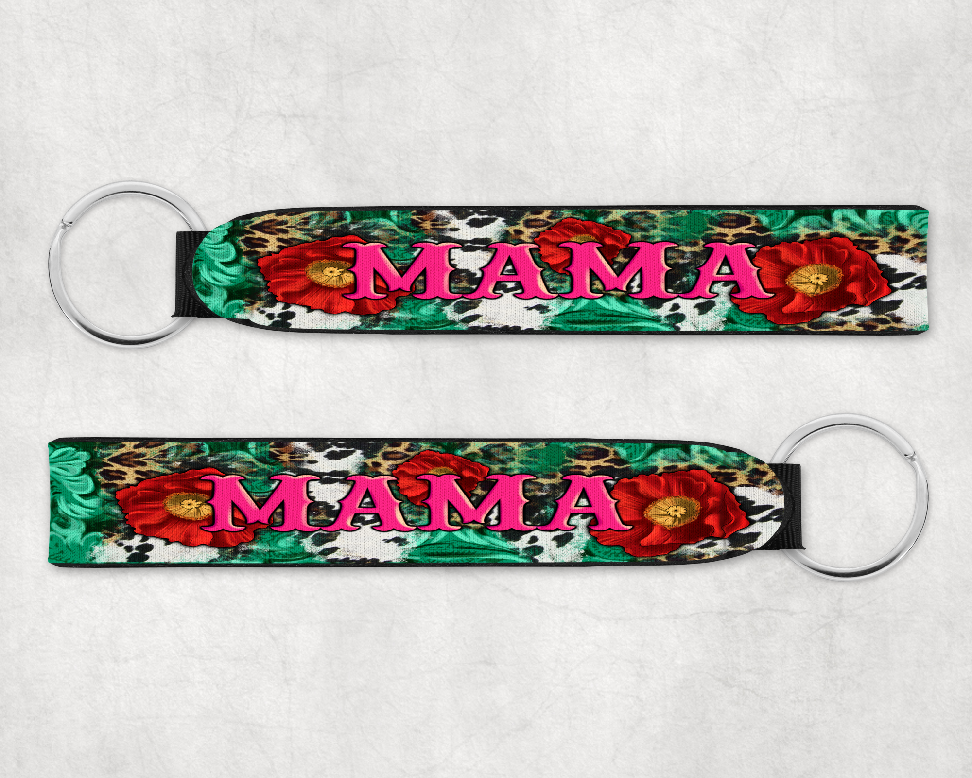 Mama Hibiscus Wristlet Mockup