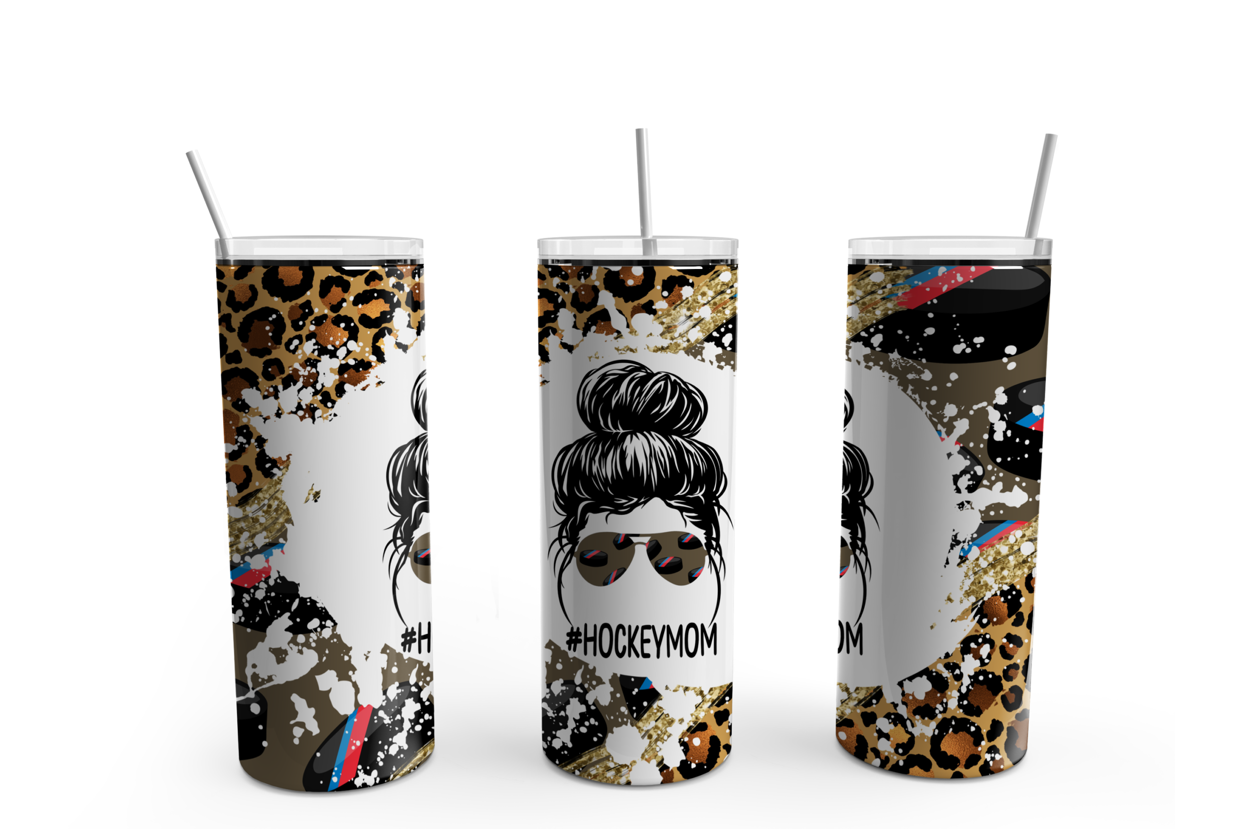 Hockey Mom Tumbler Mockup