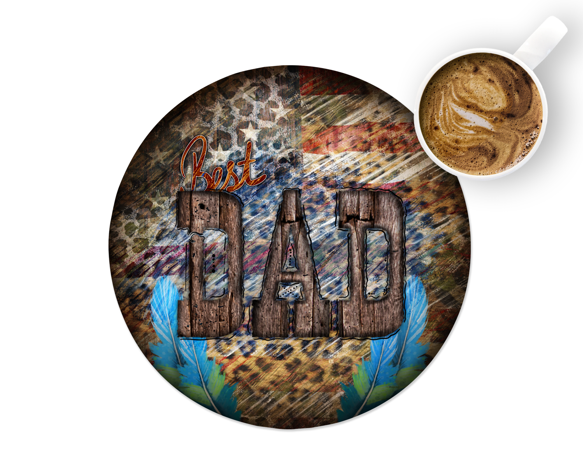 Best Dad Mousepad Mockup