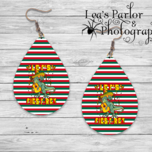 Let's Fiest-Rex Earrings Mockup